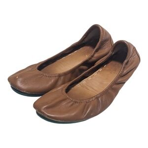 Tieks Leather Ballet Flats Comfortable Everyday‎ Shoes Brown Size 6